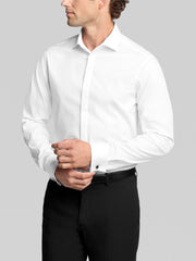Slim Fit French Cuff Formal Dress Shirt