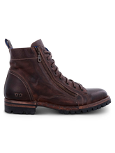 Old Bowen Trek Leather Side Zip Lace-up Boots