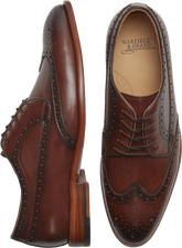 Abby Italian Leather Wingtip Oxfords