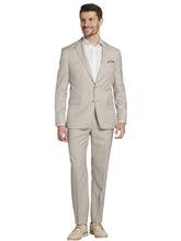 Slim Fit Wool Blend Sharkskin Suit Jacket