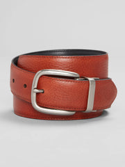 Reversible Pebbled Leather Belt