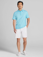 Regular Fit Chevron Plaid Golf Polo
