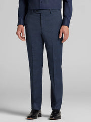 American Bespoke Modern Fit Wool Plaid Suit Pants