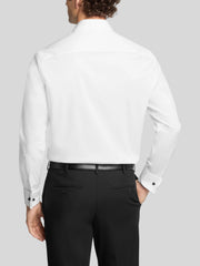 Classic Fit Button Cuff Formal Dress Shirt