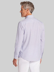 Modern Fit Triangle Geometric Button-Up Shirt