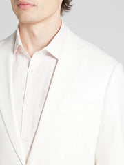 Slim Fit Linen Blend Suit Jacket