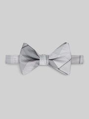 Refined Plaid Pre-Tied Bow Tie