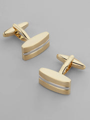 Stripe Rectangular Cufflinks