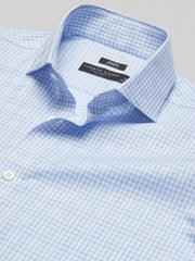 Modern Fit Plaid Dress Shirt