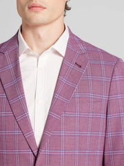Modern Fit Plaid Suit