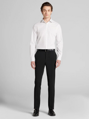 Skinny Fit Spread Collar Dress Shirt