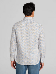 Modern Fit Floral Button Up Shirt