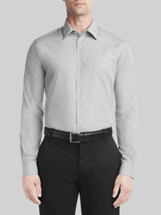 Athletic Fit Solid Poplin Dress Shirt