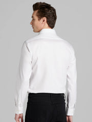Slim Fit Solid Spread Collar Supima Cotton Dress Shirt