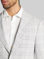 Modern Fit Plaid Suit