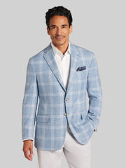 Modern Fit Plaid Sport Coat