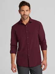 CHILLFLEX Modern Fit Performance 4-Way Stretch Button Up Shirt