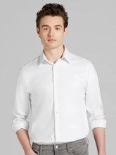 Slim Fit Solid Point Collar Supima Cotton Dress Shirt