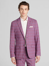 Modern Fit Plaid Suit
