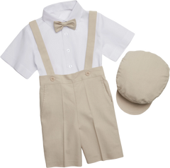 5-Piece Linen Toddler Shorts Set