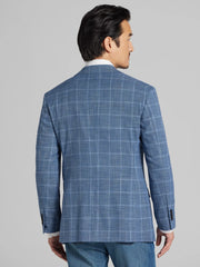 Modern Fit Windowpane Plaid Sport Coat