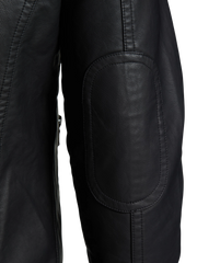 Faux Leather Moto Jacket
