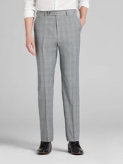 Slim Fit Plaid Suit Pants