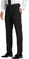 Slim Fit 100% Wool Tuxedo Pants