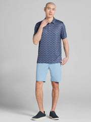 Regular Fit Mini Drinks Short Sleeve Golf Polo