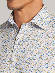 Modern Fit Floral Button Up Shirt