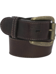 Meander Distressed Leather Belt