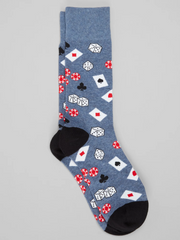 Cards and Dice Dress Socks, 1-Pair