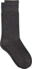 Solid Cushioned Dress Socks, 1-pair