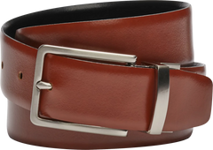 Reversible Square Buckle Leather Belt