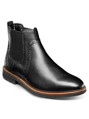 Otis II Leather Plain Toe Chelsea Boots