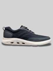 Ponte Knit Moc Toe U-Balance Lace-Up Sneakers