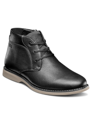 Otto Leather Lace-up Plain Toe Chukka Boots