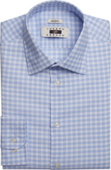 Modern Fit Performance 4-Way Stretch Gingham Dress Shirt