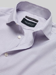 Slim Fit Ultra Performance Stretch Multistripe Dress Shirt