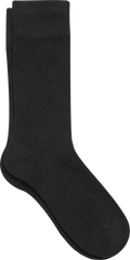 Solid Cushioned Dress Socks, 1-pair