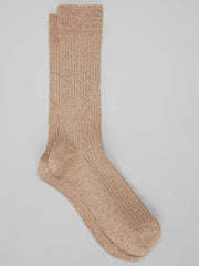 Solid Ribbed Socks, 1-Pair