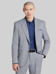 Modern Fit Plaid Suit Jacket