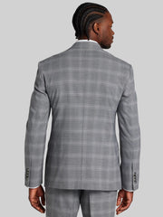 Modern Fit Plaid Suit