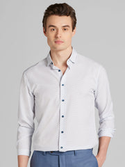Slim Fit 4-Way Stretch Button Up Shirt
