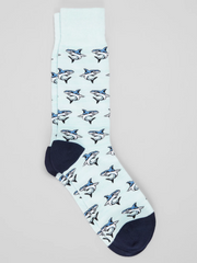 Sharks Socks, 1-Pair