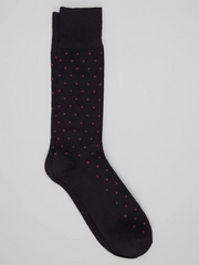 Circle Dot Dress Socks, 1-Pair