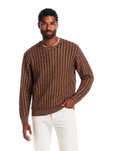 Braided Crewneck Sweater