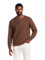 Braided Crewneck Sweater