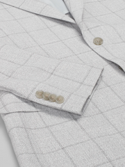 Modern Windowpane Fit Sport Coat