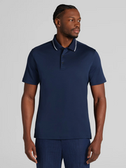 Modern Fit Ultra-Soft Cotton Tipped Collar Polo